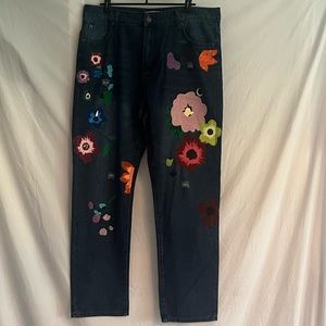 Women’s Misslook 3xl distressed flower jeans $21